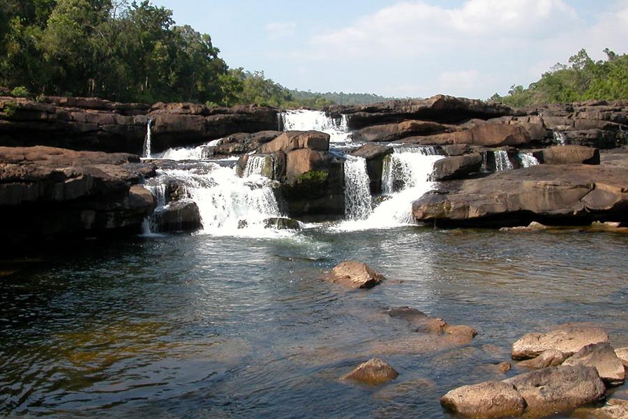 Waterfall in the Central Cardamoms, Cambodia Waterfall in the Central Cardamoms, Cambodia