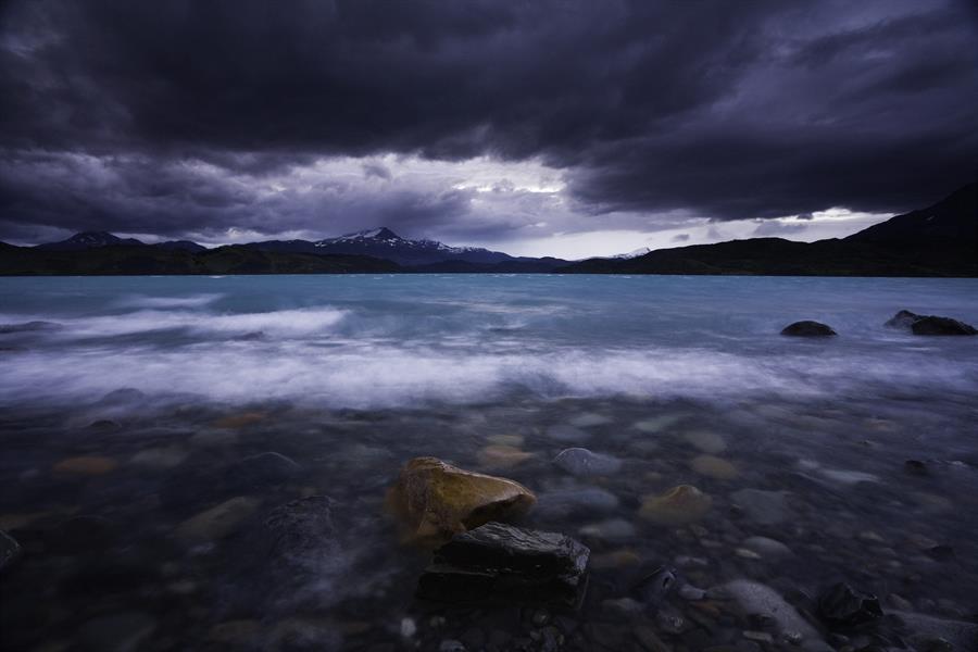 Lago del Toro in Torres del Paine National Park, Chile Lago del Toro in Torres del Paine National Park, Chile