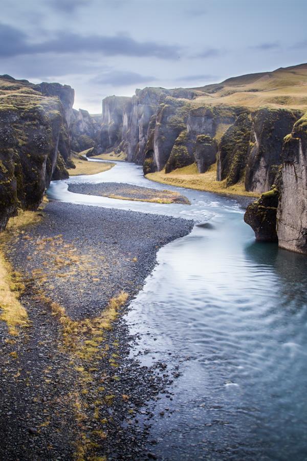 Gorge in Iceland Gorge in Iceland