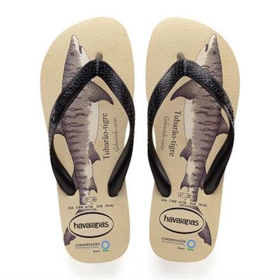 17-3 Havaianas Modelo Tubarão-tigre